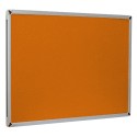 Duvara Monte Turuncu Kumaşlı Pano 60x200
